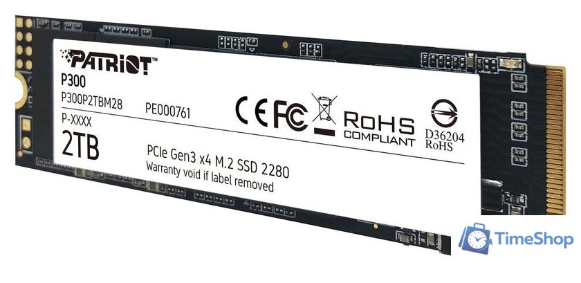 SSD Patriot P300 2TB P300P2TBM28 - Изображение №3 — Интернет-магазин Time-Shop