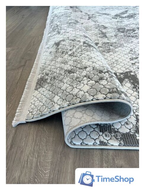Ковер для жилой комнаты Radjab Carpet Бутик BT 328 Прямоугольник 11550RK (2x2.9, Dark Grey) - Изображение №3 — Интернет-магазин Time-Shop