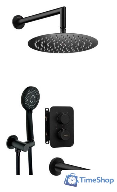Душевая система  Deante Thermo Nero-5T - Изображение №1 — Интернет-магазин Time-Shop