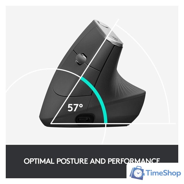 Вертикальная мышь Logitech MX Vertical - Изображение №8 — Интернет-магазин Time-Shop