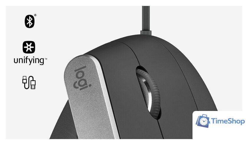 Вертикальная мышь Logitech MX Vertical - Изображение №7 — Интернет-магазин Time-Shop