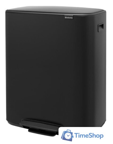 Система сортировки мусора Brabantia Bo Pedal Bin 2 x 30 л (черный матовый) - Изображение №6 — Интернет-магазин Time-Shop