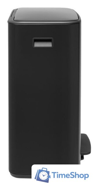 Система сортировки мусора Brabantia Bo Pedal Bin 2 x 30 л (черный матовый) - Изображение №2 — Интернет-магазин Time-Shop