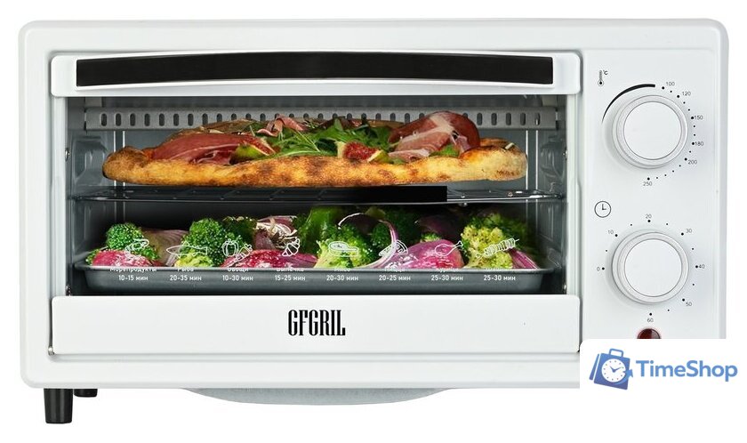 Мини-печь GFgril GFO-09W - Изображение №2 — Интернет-магазин Time-Shop