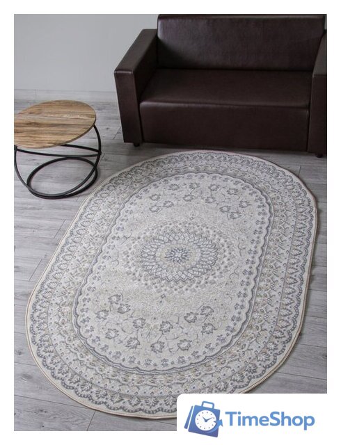 Ковер для жилой комнаты Merinos Cuba F399-OVAL-BEIGE (1х2) - Изображение №3 — Интернет-магазин Time-Shop