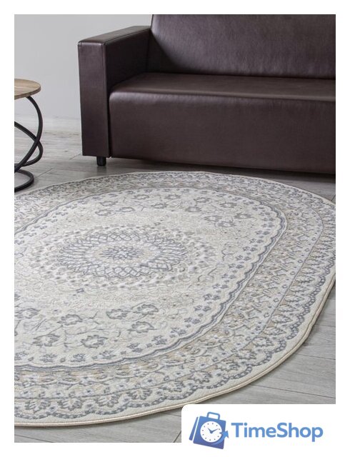 Ковер для жилой комнаты Merinos Cuba F399-OVAL-BEIGE (1х2) - Изображение №6 — Интернет-магазин Time-Shop
