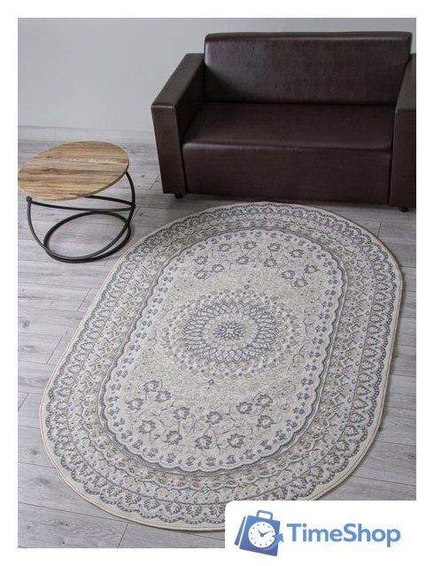 Ковер для жилой комнаты Merinos Cuba F399-OVAL-BEIGE (1х2) - Изображение №2 — Интернет-магазин Time-Shop