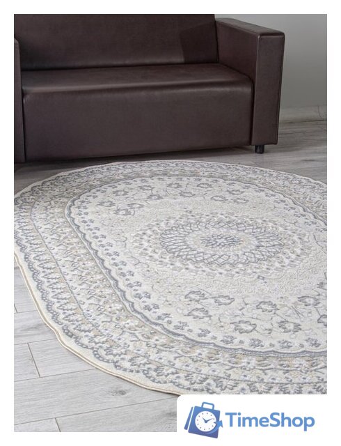 Ковер для жилой комнаты Merinos Cuba F399-OVAL-BEIGE (1х2) - Изображение №5 — Интернет-магазин Time-Shop
