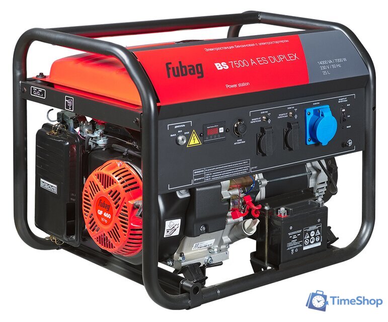 Бензиновый генератор Fubag BS 7500 A ES Duplex (с коннектором автоматики) - Изображение №1 — Интернет-магазин Time-Shop