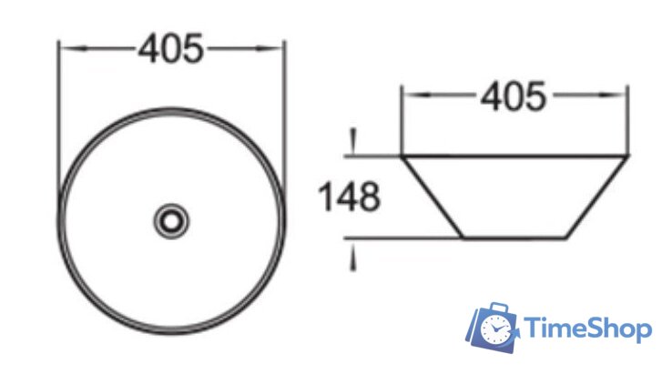 Умывальник SantiLine SL-1042 - Изображение №2 — Интернет-магазин Time-Shop
