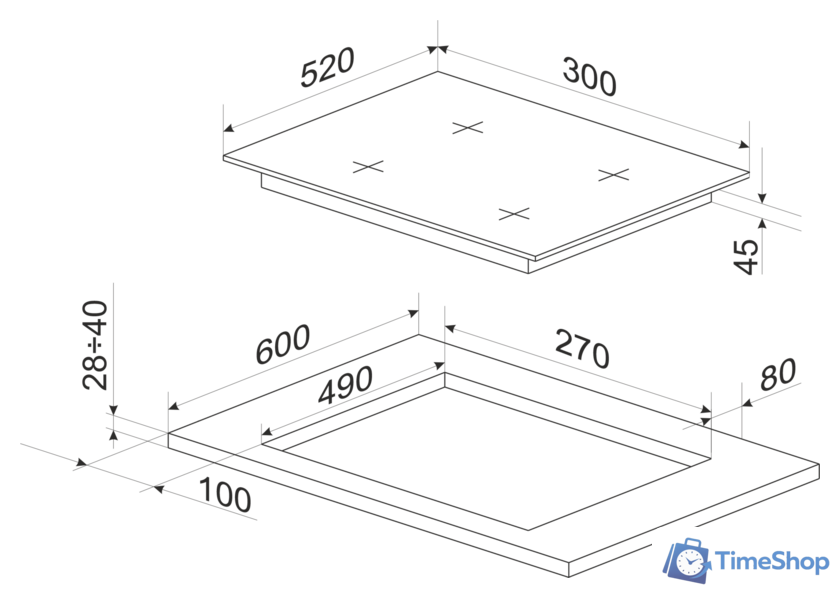 Варочная панель Hansa BHKW330300 - Изображение №2 — Интернет-магазин Time-Shop