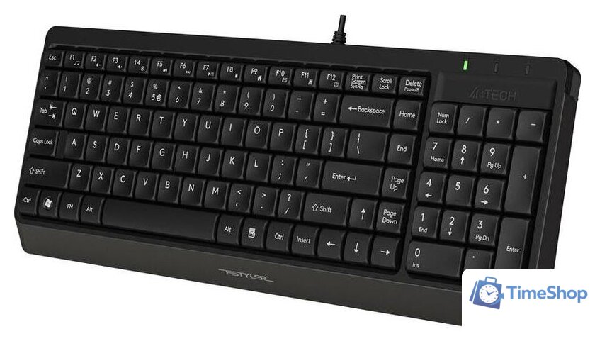 Клавиатура A4Tech Fstyler FK15 (черный) - Изображение №5 — Интернет-магазин Time-Shop