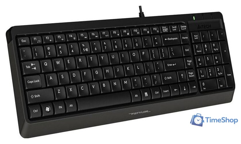 Клавиатура A4Tech Fstyler FK15 (черный) - Изображение №2 — Интернет-магазин Time-Shop