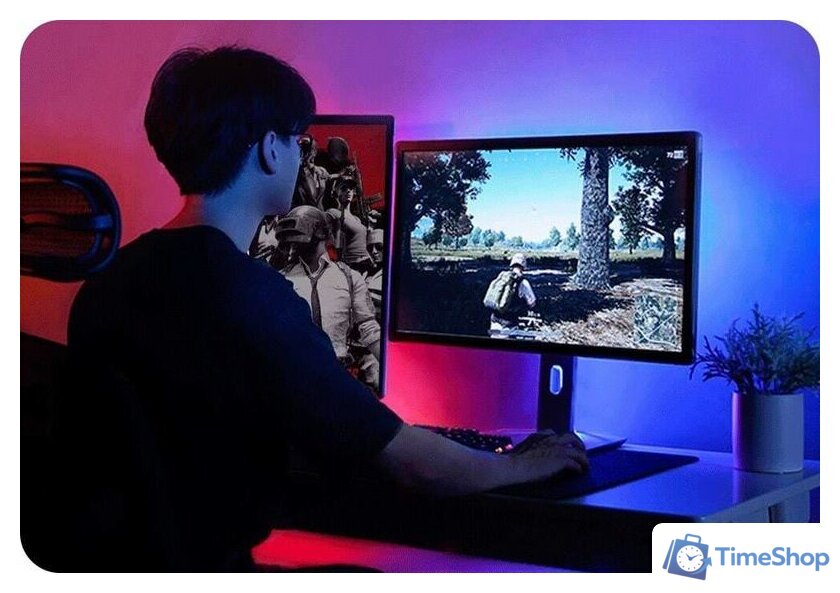 Готовый комплект светодиодной ленты Yeelight LED Lightstrip 1S YLDD05YL 2 м - Изображение №13 — Интернет-магазин Time-Shop