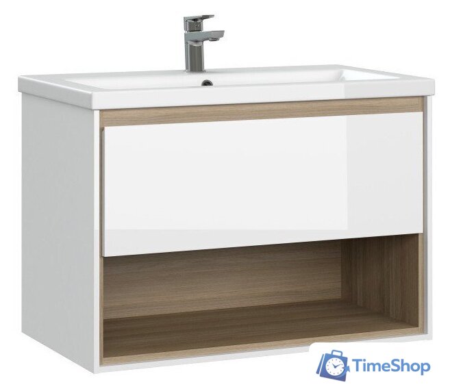  Cersanit Тумба с умывальником Louna 80 + Moduo - Изображение №1 — Интернет-магазин Time-Shop