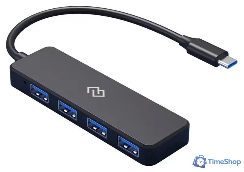 USB-хаб Digma DHUB-4USB-C-2.0 - Изображение №1 — Интернет-магазин Time-Shop