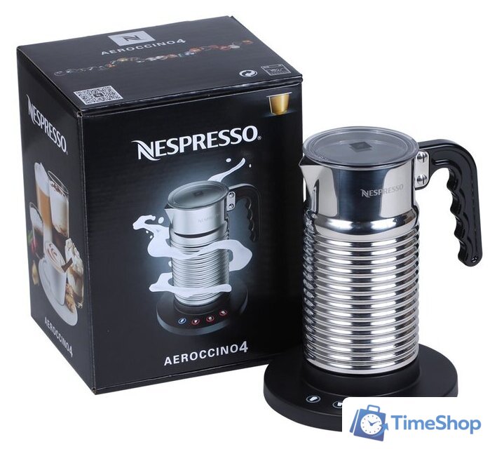 Автоматический вспениватель молока Nespresso Aeroccino 4 4192-EU-SI-NE2 - Изображение №4 — Интернет-магазин Time-Shop