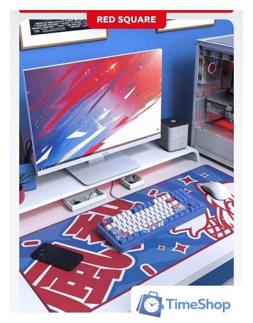 Клавиатура Red Square Alumix TKL Classic Pakuru (белый, g3ms Aquamarine) - Изображение №16 — Интернет-магазин Time-Shop