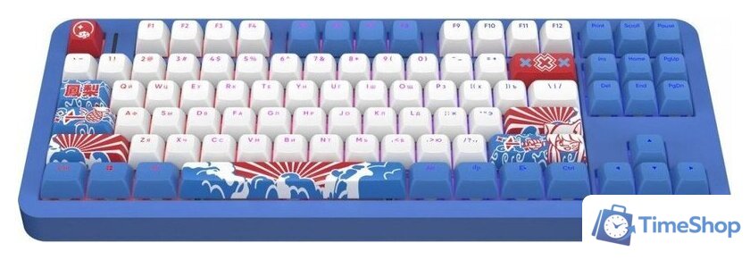 Клавиатура Red Square Alumix TKL Classic Pakuru (белый, g3ms Aquamarine) - Изображение №2 — Интернет-магазин Time-Shop