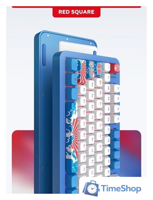 Клавиатура Red Square Alumix TKL Classic Pakuru (белый, g3ms Aquamarine) - Изображение №7 — Интернет-магазин Time-Shop