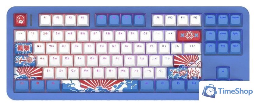 Клавиатура Red Square Alumix TKL Classic Pakuru (белый, g3ms Aquamarine) - Изображение №1 — Интернет-магазин Time-Shop