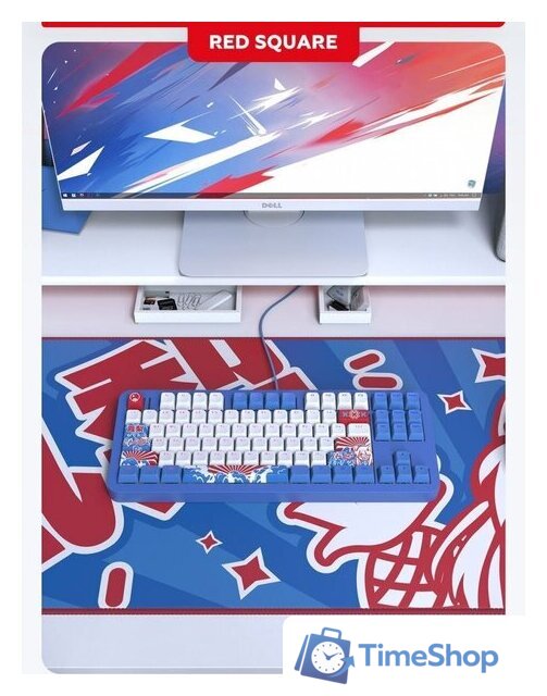 Клавиатура Red Square Alumix TKL Classic Pakuru (белый, g3ms Aquamarine) - Изображение №17 — Интернет-магазин Time-Shop