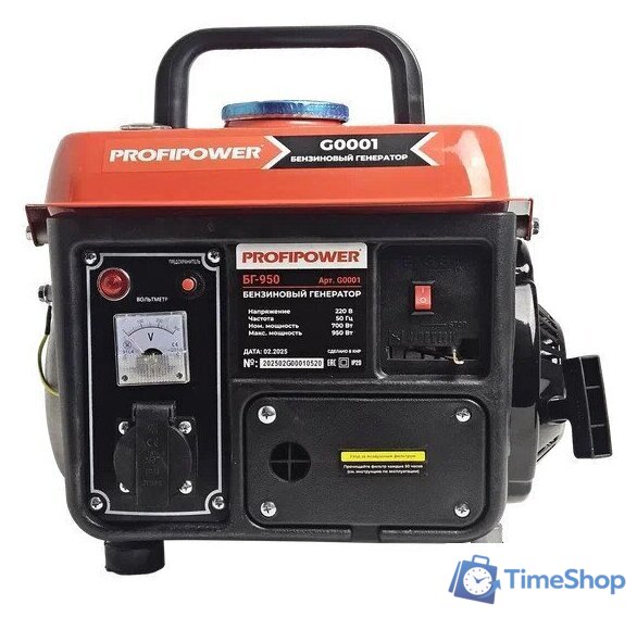 Бензиновый генератор Profipower БГ-950 - Изображение №3 — Интернет-магазин Time-Shop
