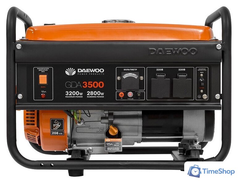 Бензиновый генератор Daewoo Power GDA 3500 - Изображение №2 — Интернет-магазин Time-Shop