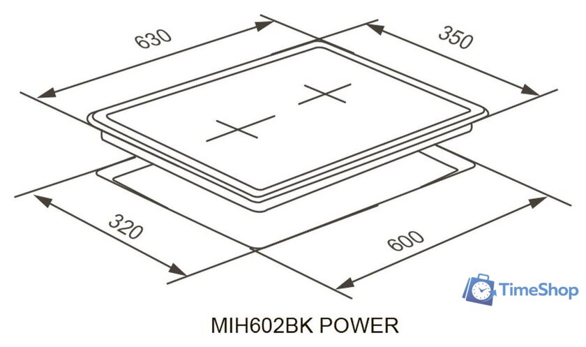 Варочная панель Meferi MIH602BK Power - Изображение №10 — Интернет-магазин Time-Shop