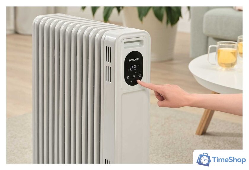 Масляный радиатор Sencor SOH 6213WH - Изображение №9 — Интернет-магазин Time-Shop