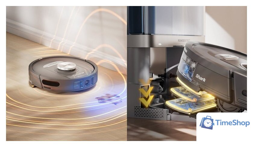 Робот-пылесос Shark PowerDetect NeverTouch RV2800YEEU - Изображение №10 — Интернет-магазин Time-Shop
