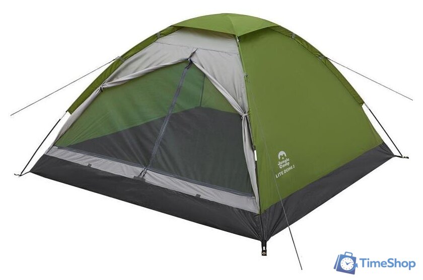 Треккинговая палатка Jungle Camp Lite Dome 3 (зеленый/серый) - Изображение №1 — Интернет-магазин Time-Shop