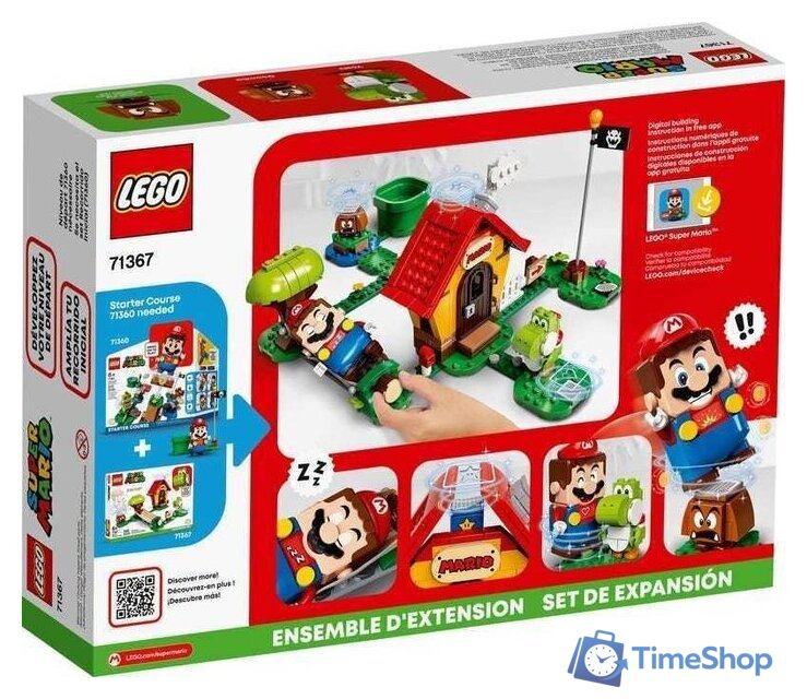 Конструктор LEGO Super Mario 71367 Дом Марио и Йоши. Дополнительный набор - Изображение №2 — Интернет-магазин Time-Shop
