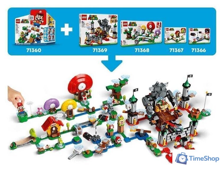 Конструктор LEGO Super Mario 71367 Дом Марио и Йоши. Дополнительный набор - Изображение №6 — Интернет-магазин Time-Shop