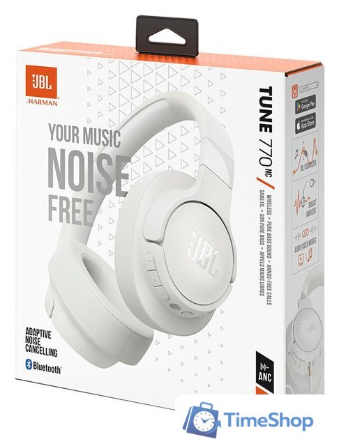 Наушники JBL Tune 770NC (белый, китайская версия) - Изображение №12 — Интернет-магазин Time-Shop