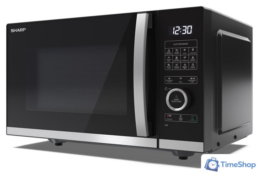 Микроволновая печь Sharp YC-QG234AE-B - Изображение №3 — Интернет-магазин Time-Shop