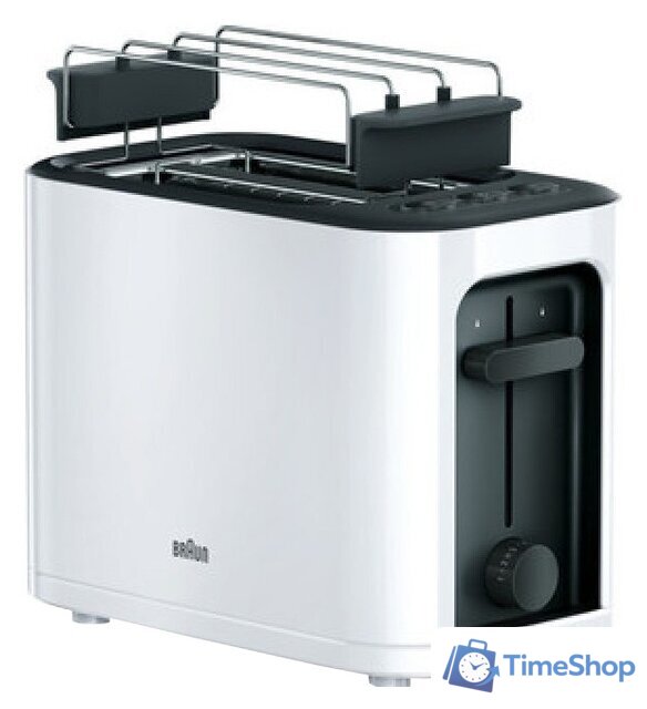 Тостер Braun PurEase HT3010WH - Изображение №1 — Интернет-магазин Time-Shop