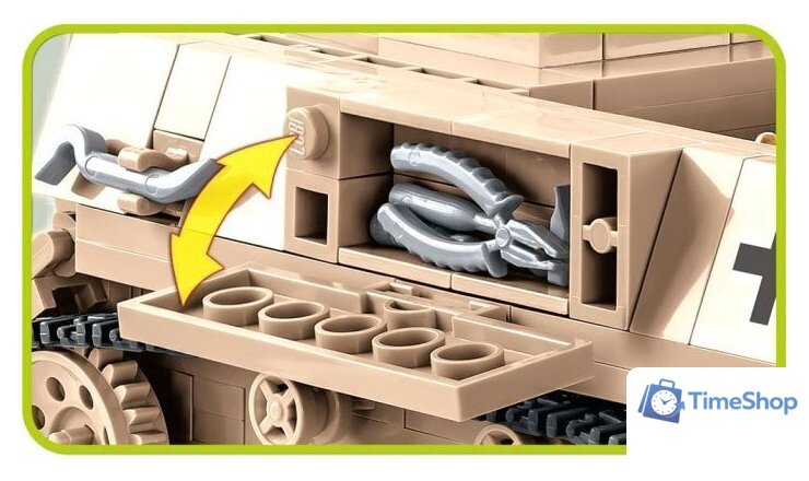 Конструктор Cobi World War II 2528 Sturmpanzer II - Изображение №8 — Интернет-магазин Time-Shop