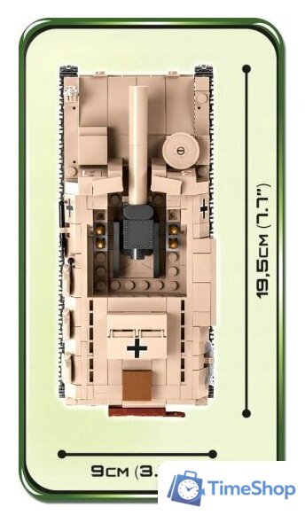 Конструктор Cobi World War II 2528 Sturmpanzer II - Изображение №6 — Интернет-магазин Time-Shop