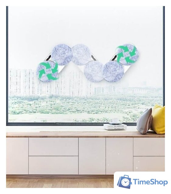 Робот для мытья окон Hutt DDC55 (белый) - Изображение №7 — Интернет-магазин Time-Shop