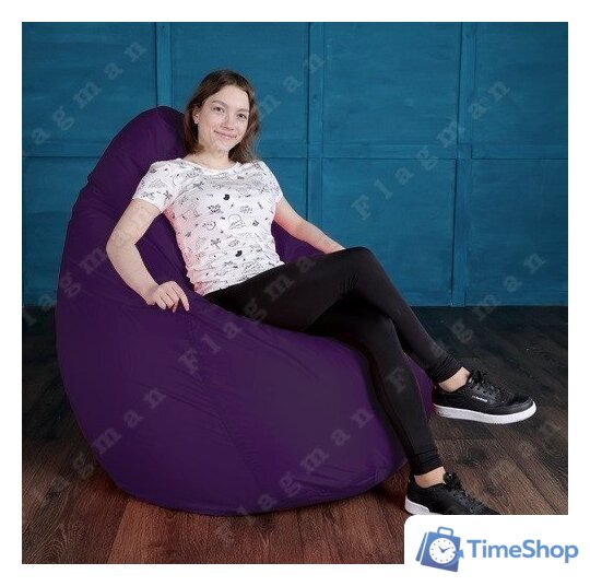 Кресло-мешок Flagman Груша Мега Г3.2-12 (фиолетовый) - Изображение №11 — Интернет-магазин Time-Shop