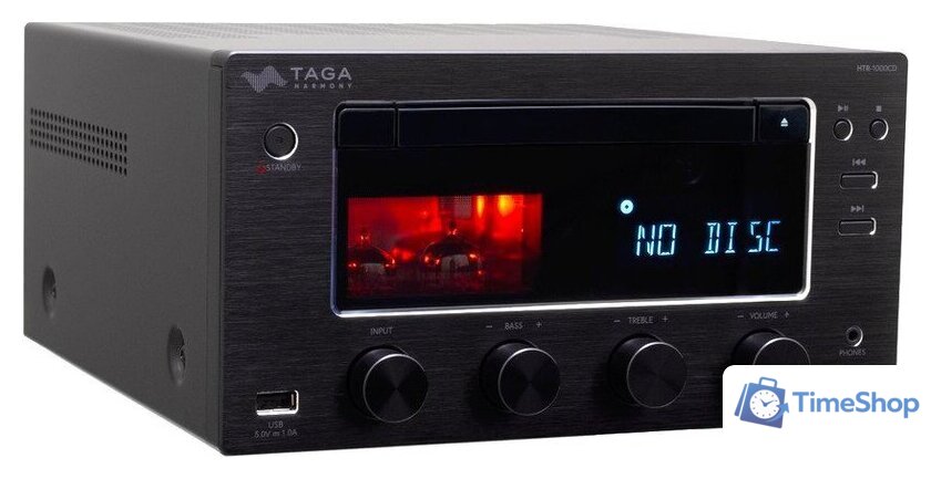 CD-ресивер Taga Harmony HTR-1000CD v.3 (черный) - Изображение №1 — Интернет-магазин Time-Shop