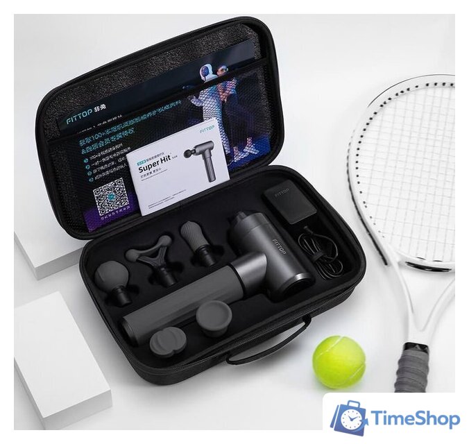 Перкуссионный массажер Fittop SuperHit Pro FSP951 - Изображение №8 — Интернет-магазин Time-Shop