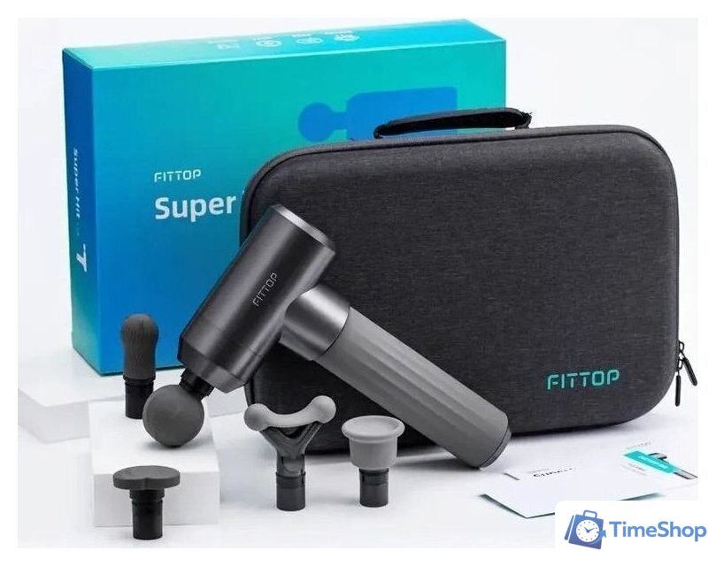 Перкуссионный массажер Fittop SuperHit Pro FSP951 - Изображение №7 — Интернет-магазин Time-Shop