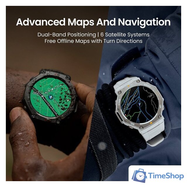 Умные часы Amazfit T-Rex 3 (серый туман) - Изображение №5 — Интернет-магазин Time-Shop