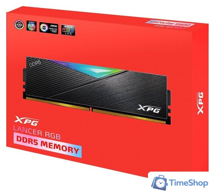 Оперативная память ADATA XPG Lancer RGB 2x48ГБ DDR5 6000МГц AX5U6000C3048G-DCLARBK - Изображение №6 — Интернет-магазин Time-Shop