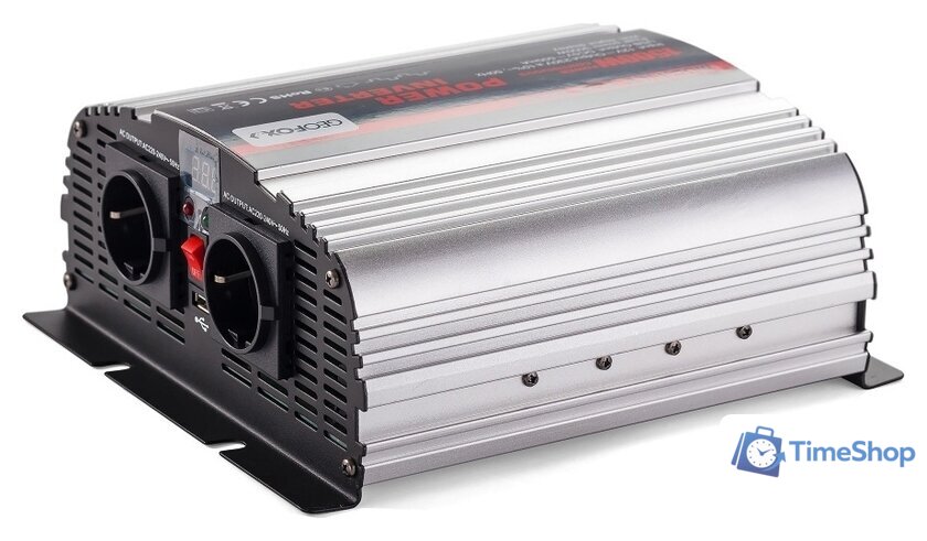 Автомобильный инвертор GEOFOX MD 1500W - Изображение №2 — Интернет-магазин Time-Shop