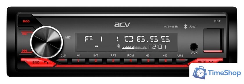 USB-магнитола ACV AVS-928BR - Изображение №1 — Интернет-магазин Time-Shop