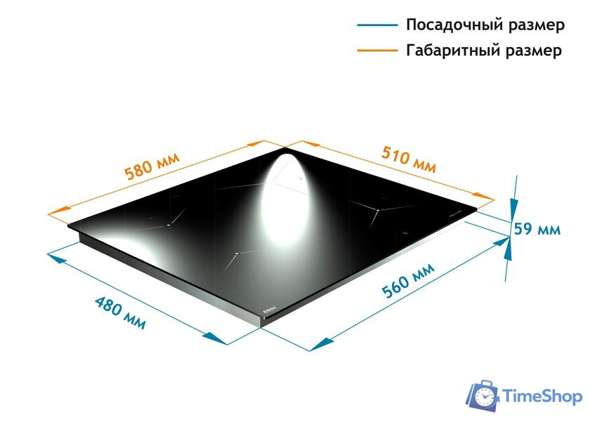 Варочная панель Backer BIH604-1T-S5 Black - Изображение №2 — Интернет-магазин Time-Shop