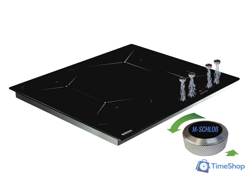 Варочная панель Backer BIH604-1T-S5 Black - Изображение №3 — Интернет-магазин Time-Shop